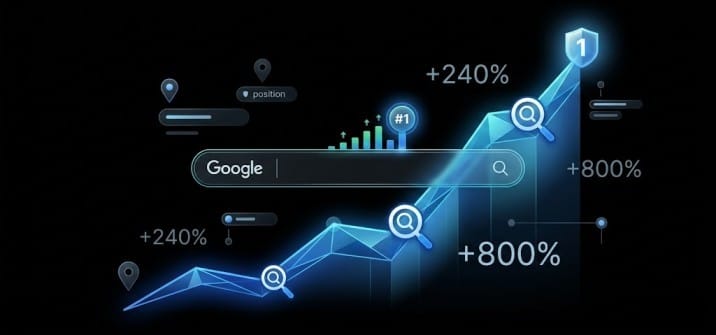 SEO ranking results showing Google search position improvement for a digital marketing agency in Mohali with increased organic traffic